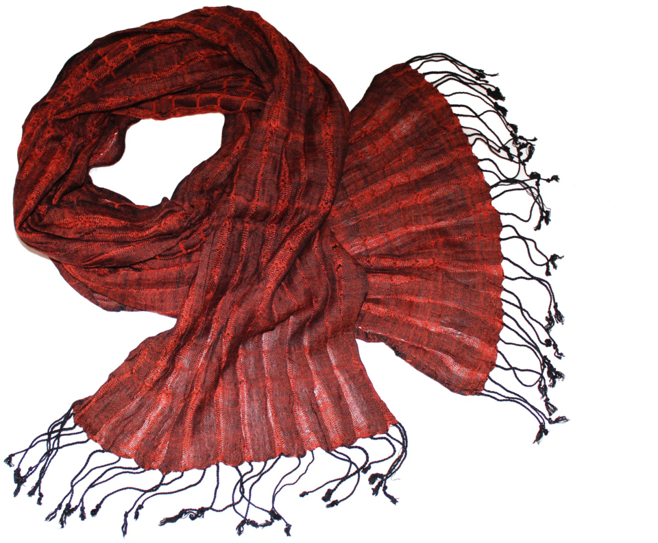 Шарф женский Ethnica, цвет: рыжий. 084075н. Размер 50 x 170 см