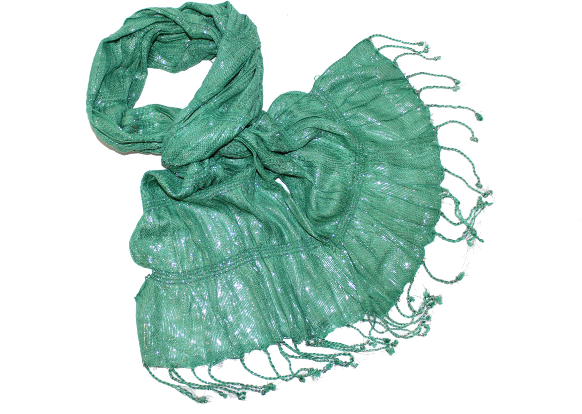 Шарф женский Ethnica, цвет: зеленый. 991075. Размер 50 х 170 см