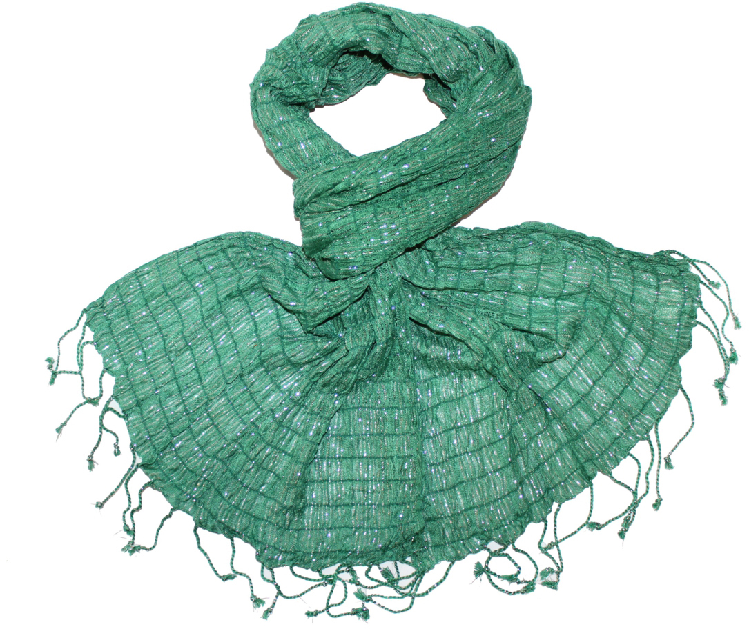 Шарф женский Ethnica, цвет: зеленый. 061075н. Размер 50 x 170 см