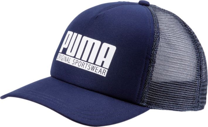 Бейсболка мужская Puma Style Trucker Cap, цвет: синий. 2147402. Размер 56/58
