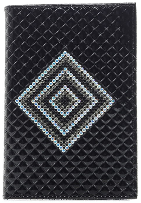 Обложка для паспорта женская Elisir Алессандра, цвет: черный. EL-LK148-O0031-100
