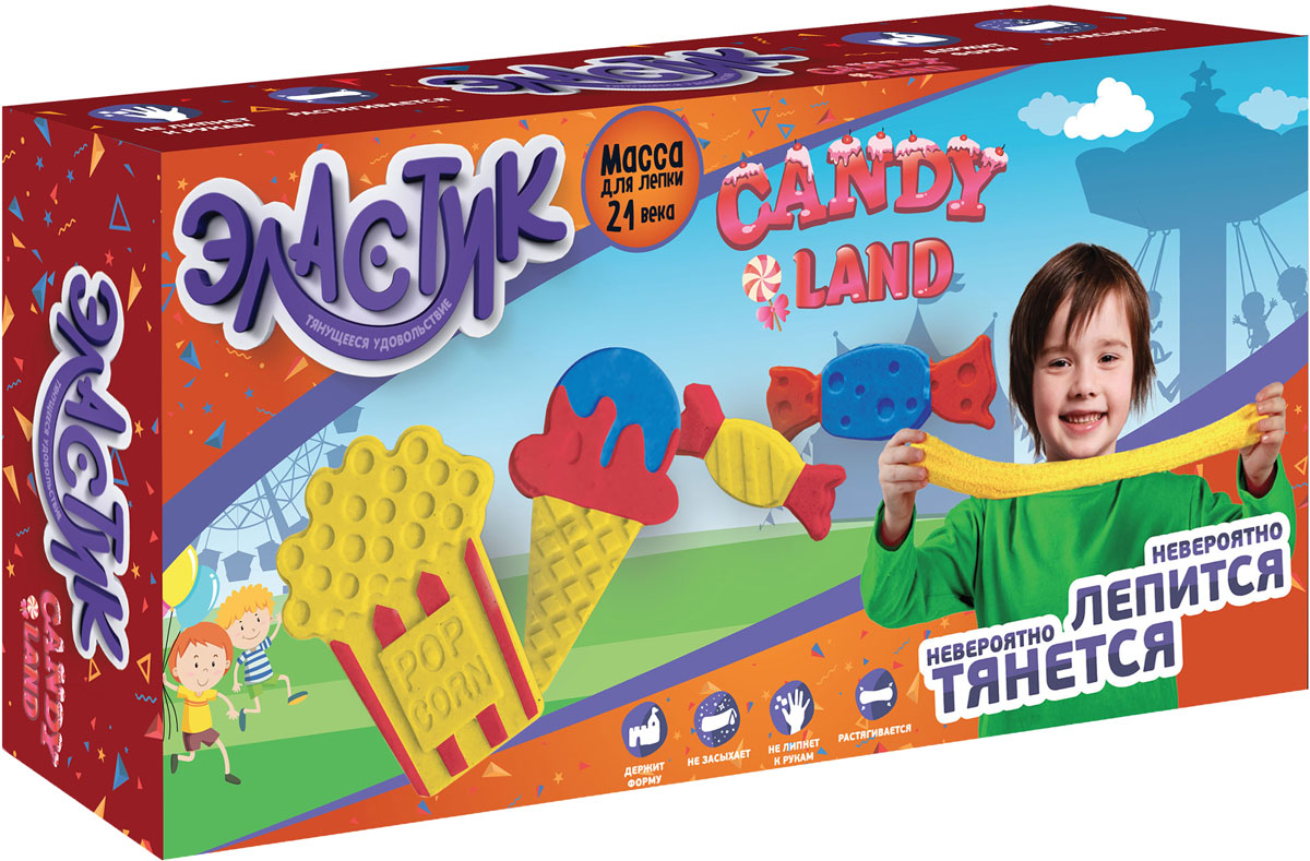 Эластик Набор для лепки Candy land 360 г