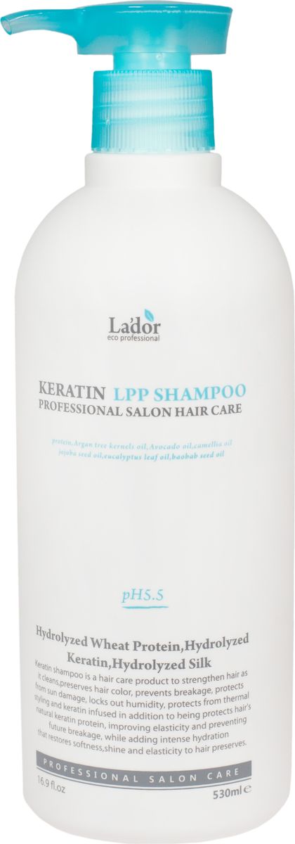 Lador Keratin LPP Shampoo Шампунь для волос, 530 мл
