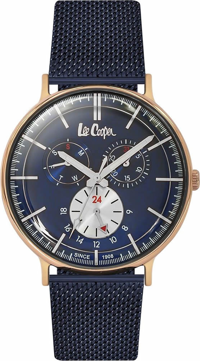 Часы наручные мужские Lee Cooper, цвет: синий. LC06380.490