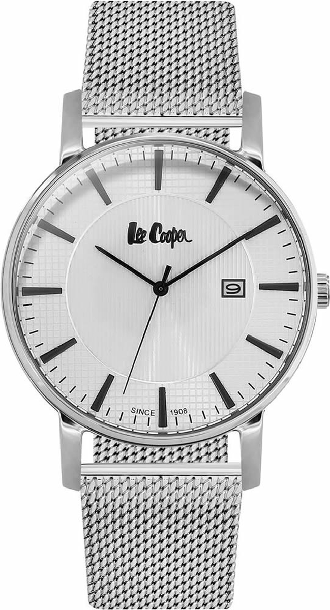 Часы наручные мужские Lee Cooper, цвет: серебристый. LC06428.330