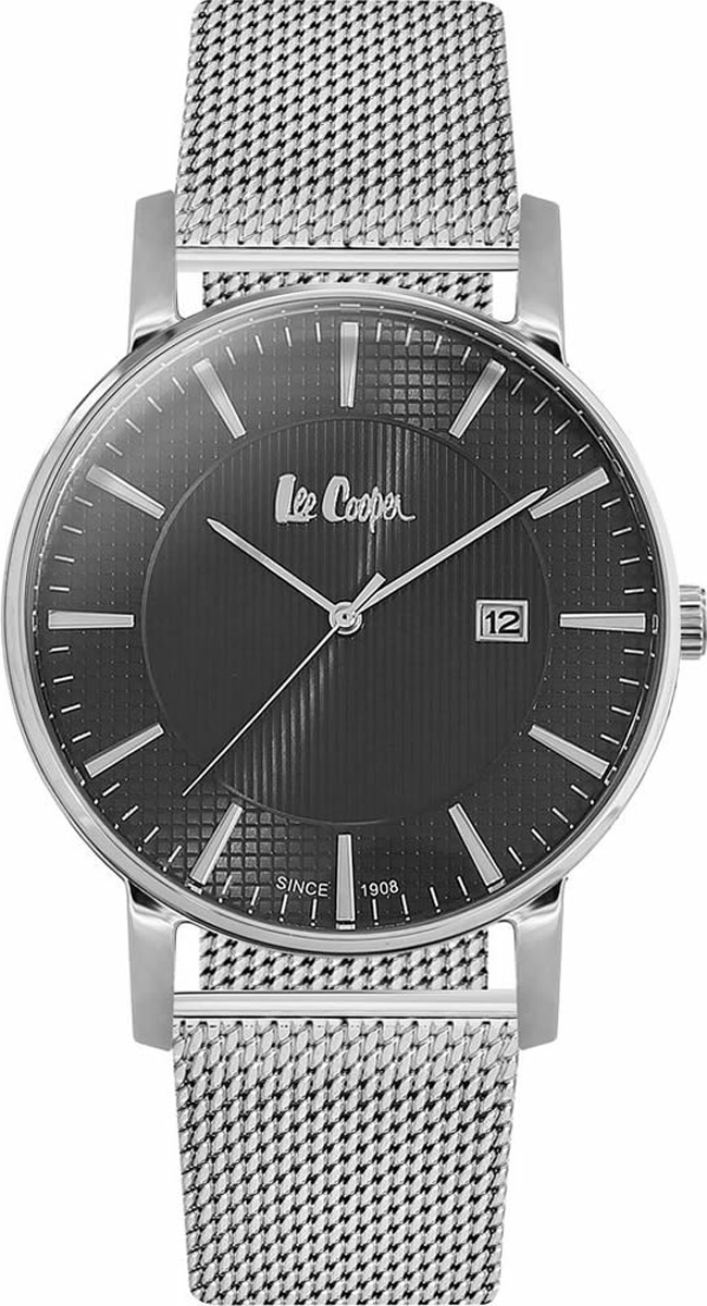 Часы наручные мужские Lee Cooper, цвет: серебристый. LC06428.350