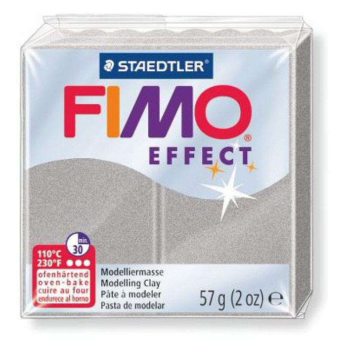 Fimo Effect Глина полимерная цвет перламутровый светло-серебристый