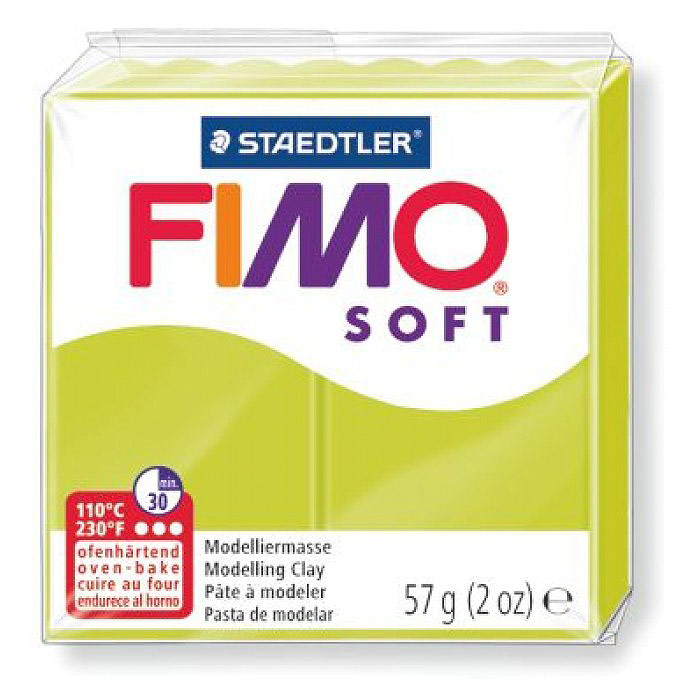 Fimo Soft Глина полимерная цвет зеленый лайм