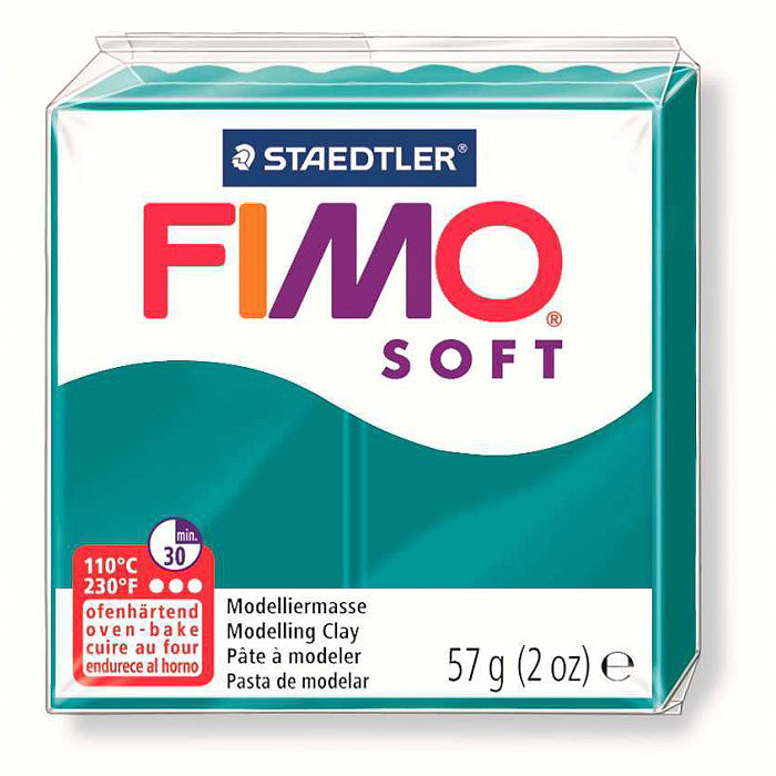Fimo Soft Глина полимерная цвет темная бирюза