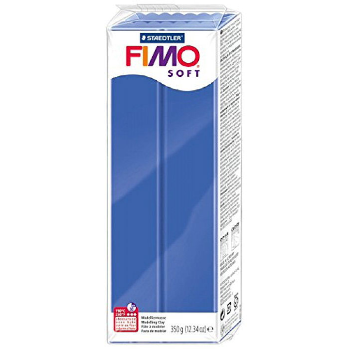 Fimo Soft Глина полимерная цвет блестящий синий