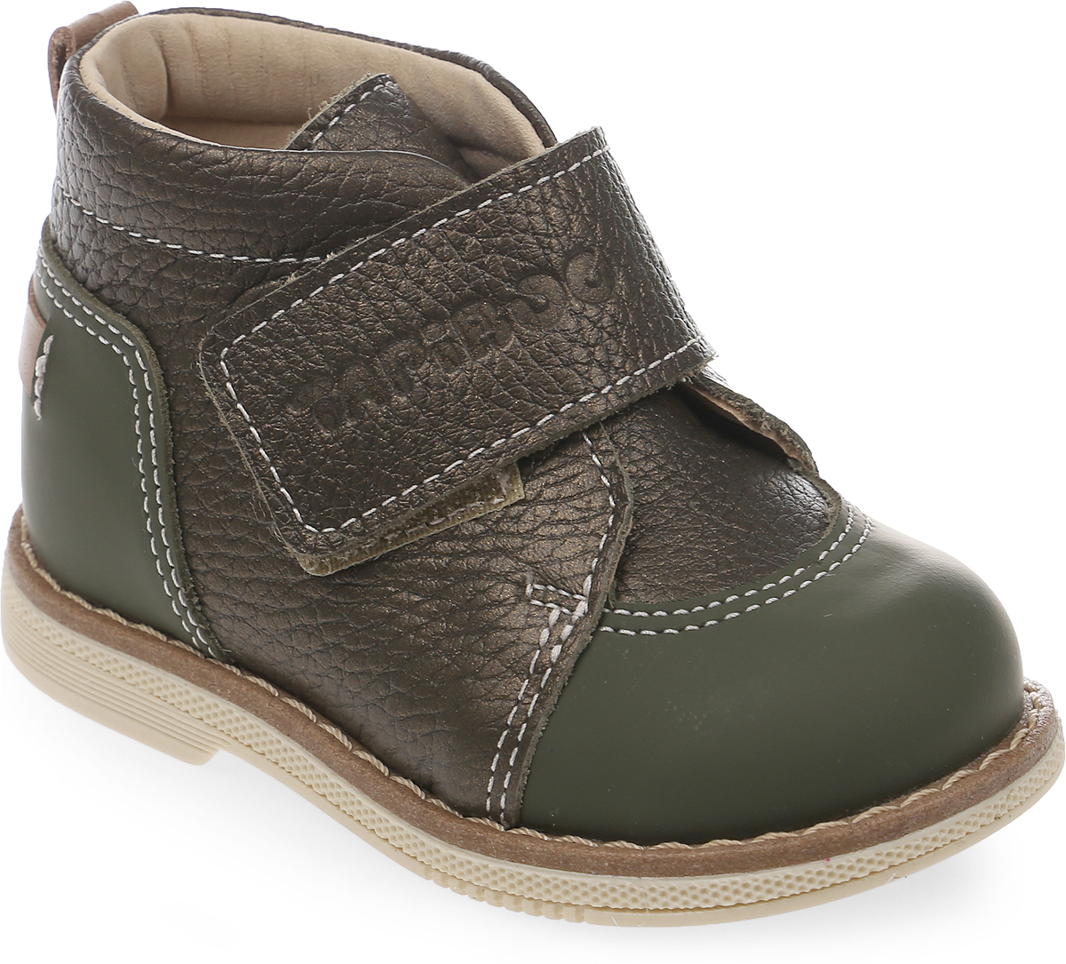 Ботинки для мальчика Tapiboo Осока, цвет: зеленый. FT-24015.18-OL10O.01. Размер 18