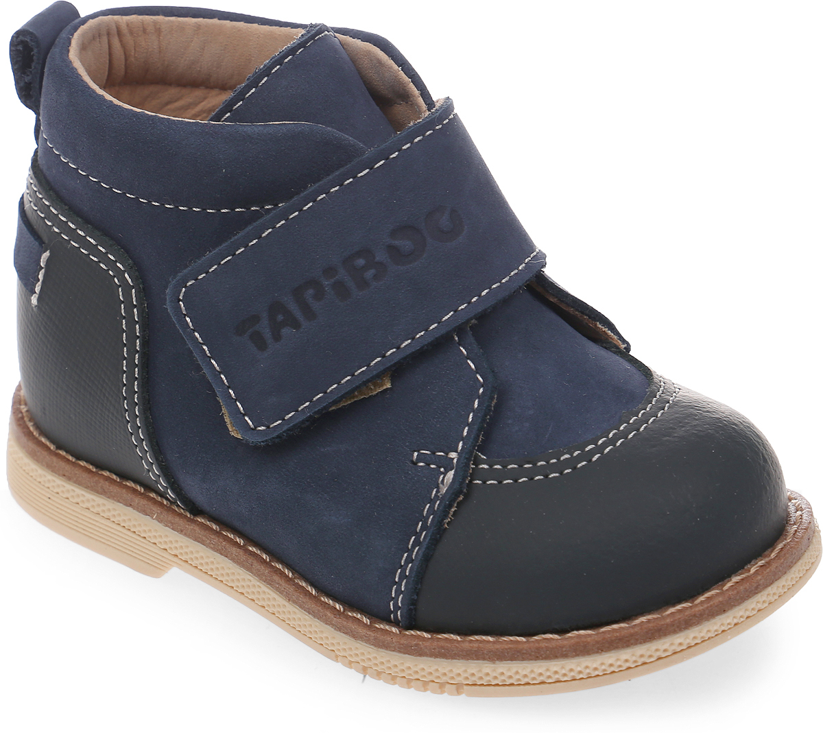 Ботинки для мальчика Tapiboo Ирис, цвет: синий. FT-24015.18-OL08O.01. Размер 22