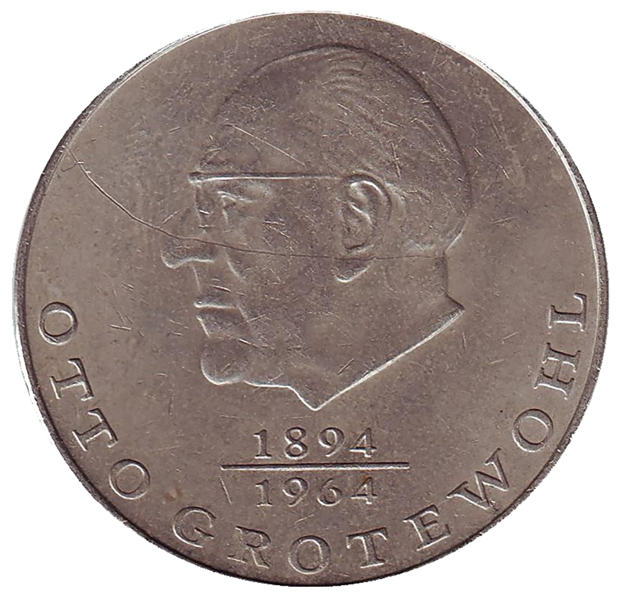 Монета номиналом 20 марок. 