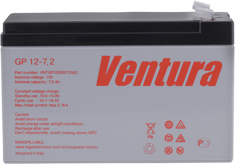 Ventura GP 12-7,2 аккумуляторная батарея для ИБП аккумуляторы для ноутбуков и планшетов