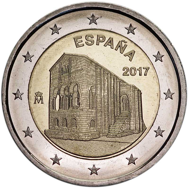 Монета номиналом 2 евро 2017 Испания, Санта-Мария-дель-Наранко