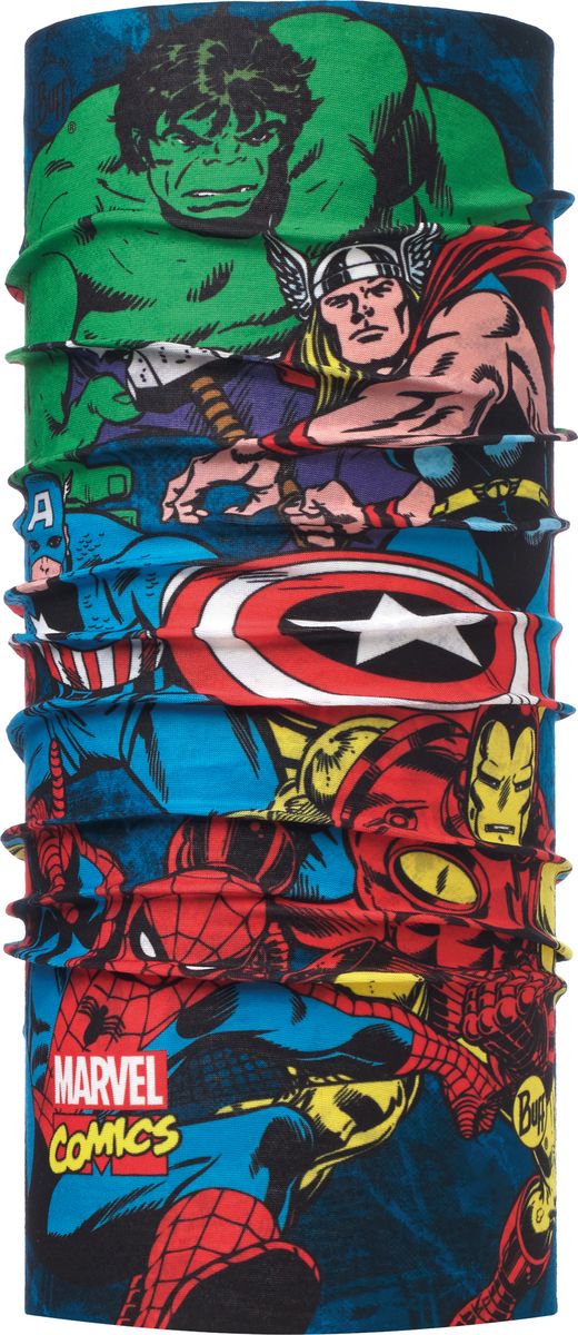 Бандана Buff Superheroes Original Ready To Fight Multi, цвет: разноцветный. 116096.555.10.00. Размер универсальный