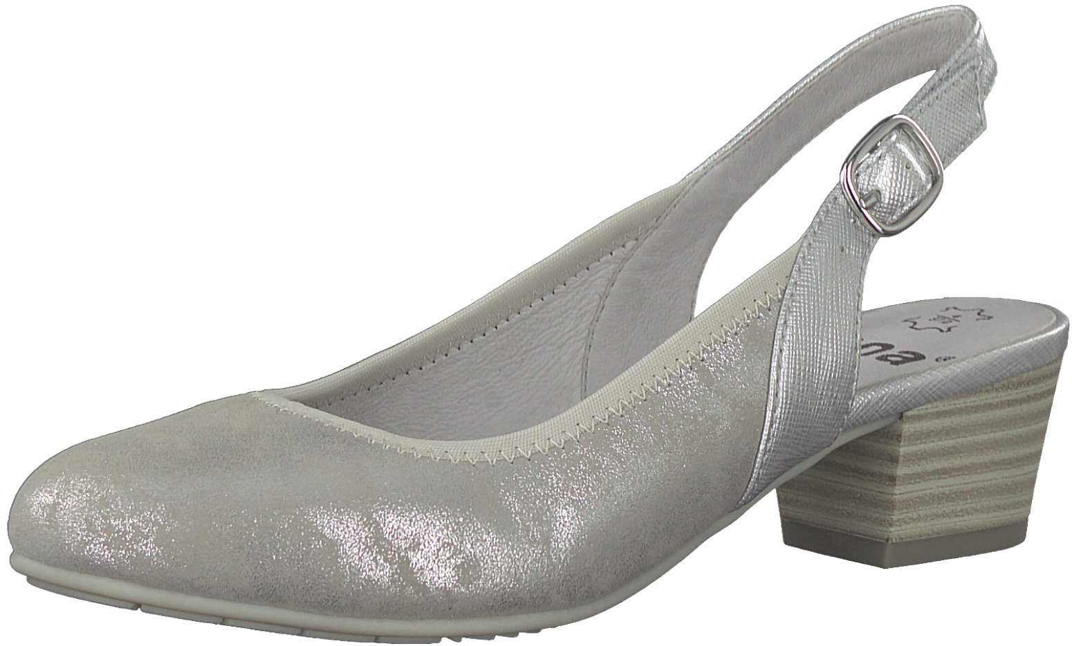 Туфли женские Jana, цвет: серебристый. 8-8-29590-20-212/220. Размер 39