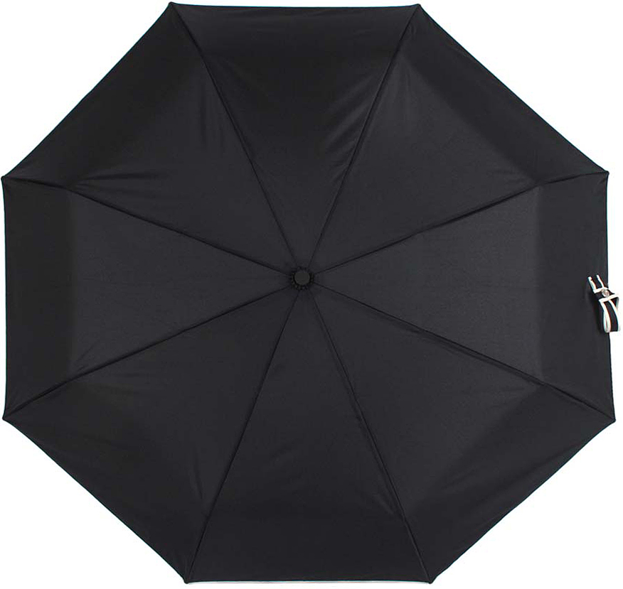 Зонт женский Zemsa, автомат, 3 сложения, цвет: черный. 24-001 ZM