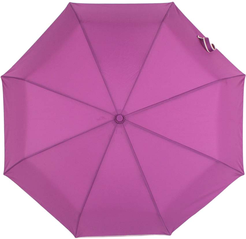 Зонт женский Zemsa, автомат, 3 сложения, цвет: фиолетовый. 24-005 ZM