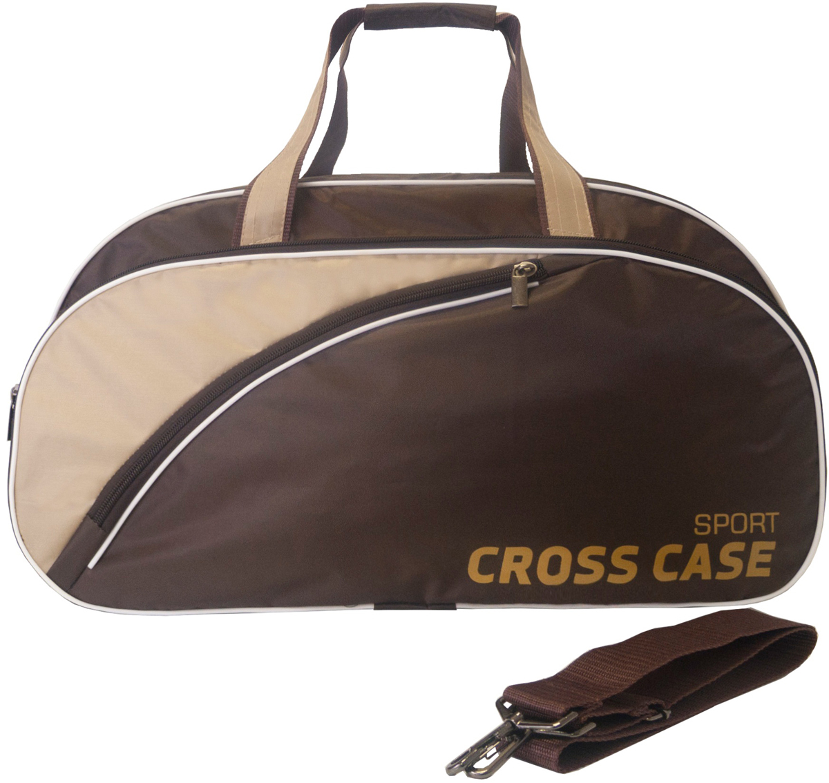 Сумка мужская Cross Case, цвет: коричневый, бежевый. CCS-1039-06