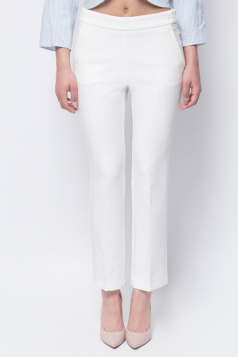 Брюки женские adL, цвет: бежевый. 15333913000_019. Размер XS (40/42)