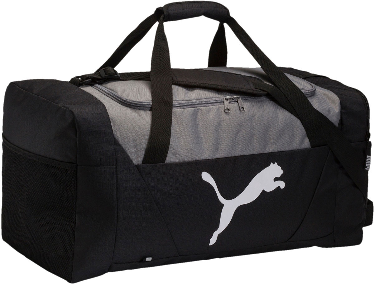 Сумка мужская Puma Fundamentals Sports Bag M, цвет: черный, 57 л. 07509701