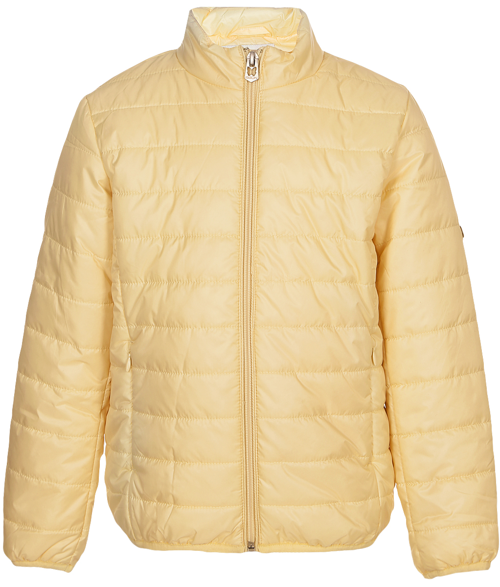 Куртка для девочки Baon, цвет: желтый. BK038002_Straw. Размер 98/104