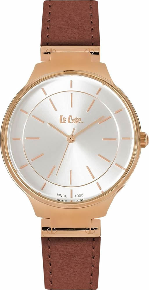 Часы наручные женские Lee Cooper, цвет: коричневый. LC06337.437