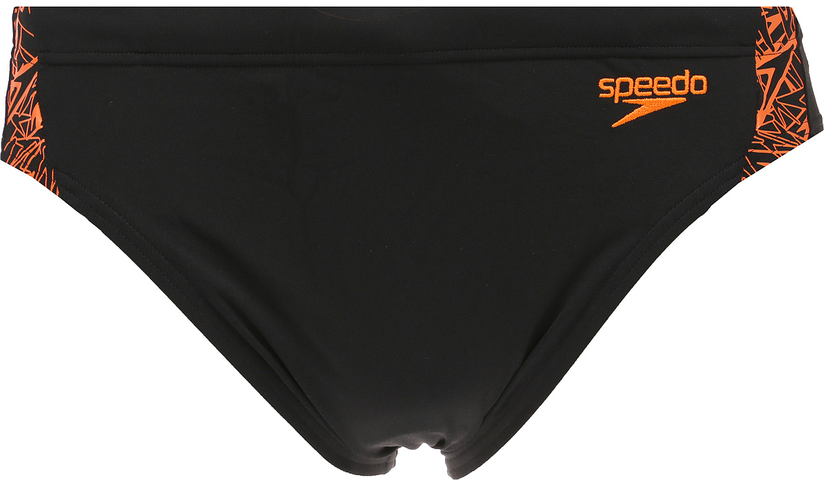 Плавки мужские Speedo Boom Spl 7Cm Brf Am, цвет: черный, оранжевый. 8-10854C290-C290. Размер 36 (46/48)