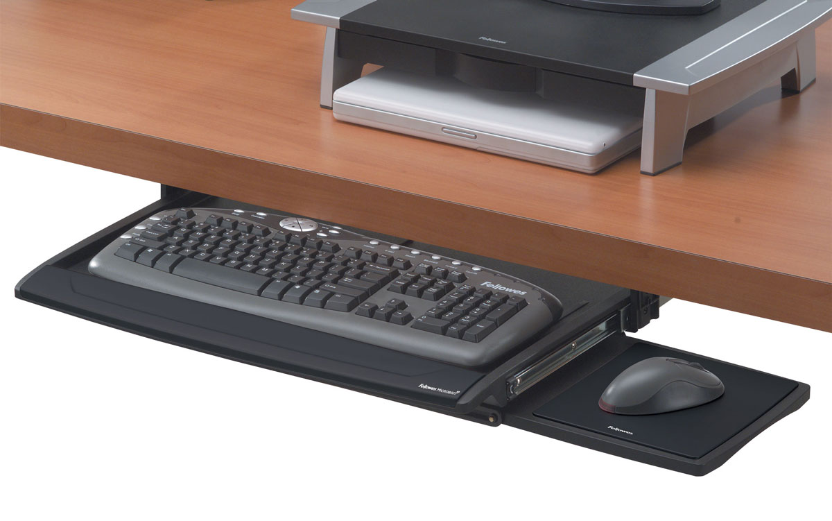 Fellowes Office Suites FS-80312, Black подставка для клавиатуры и мыши