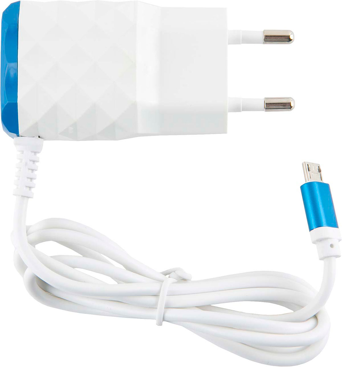 Red Line NC-2.1AC, Blue 2 USB+micro USB сетевое зарядное устройство