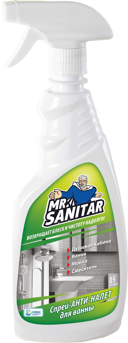 Спрей для ванны Mr. Sanitar 