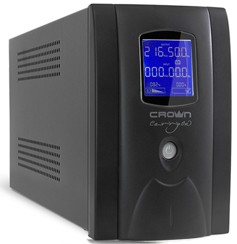Crown Micro CMU-650EURO LCD USB 650VA390W ИБП