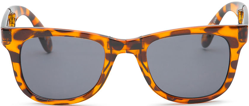Очки солнцезащитные мужские Vans MN Foldable Spicoli, цвет: оранжевый, черный. VUNKFZF