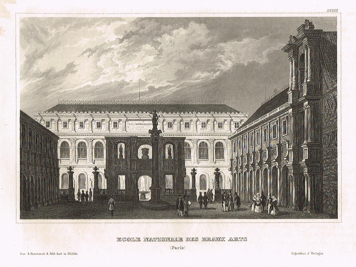Национальная высшая школа изящных искусств, Париж (Ecole nationale des Beaux-Arts (Paris)). Гравюра, офорт. Германия, 1840-1850 гг