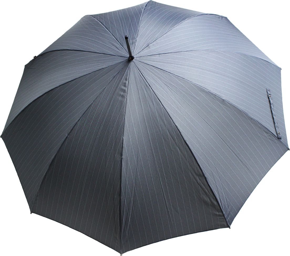 Зонт-трость мужской Knirps, полуавтомат, цвет: черный, серый. 923 720-2