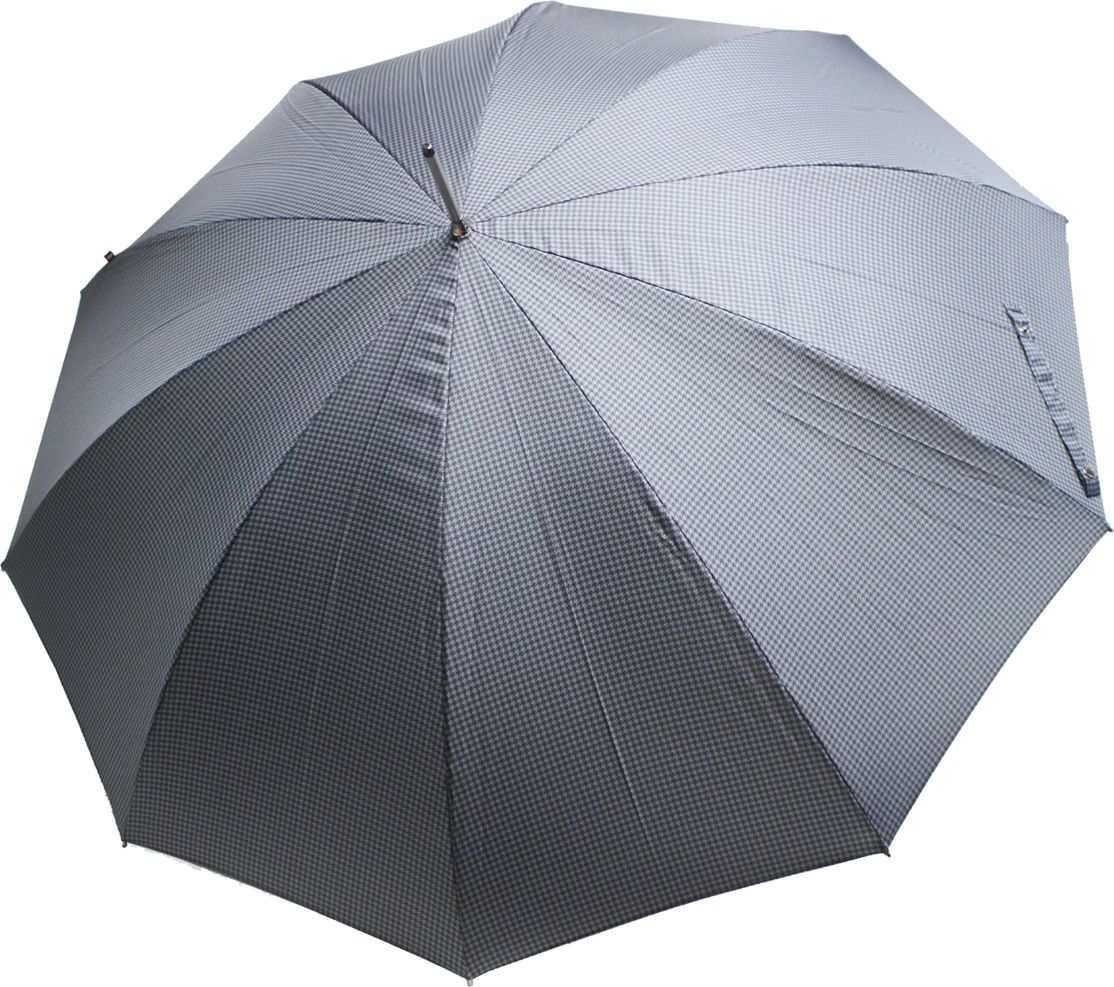 Зонт-трость мужской Knirps, полуавтомат, цвет: черный, серый. 923 720-3