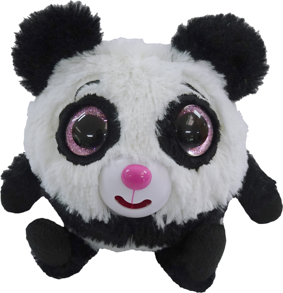 1TOY Мягкая озвученная игрушка Дразнюка-Zoo Панда 13 см