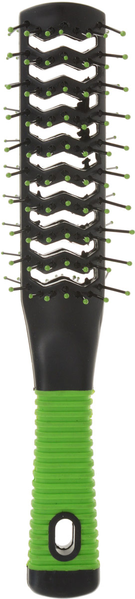 Cute-Cute Расческа вентиляционная двусторонняя, цвет: черный, зеленый, длина 200 мм