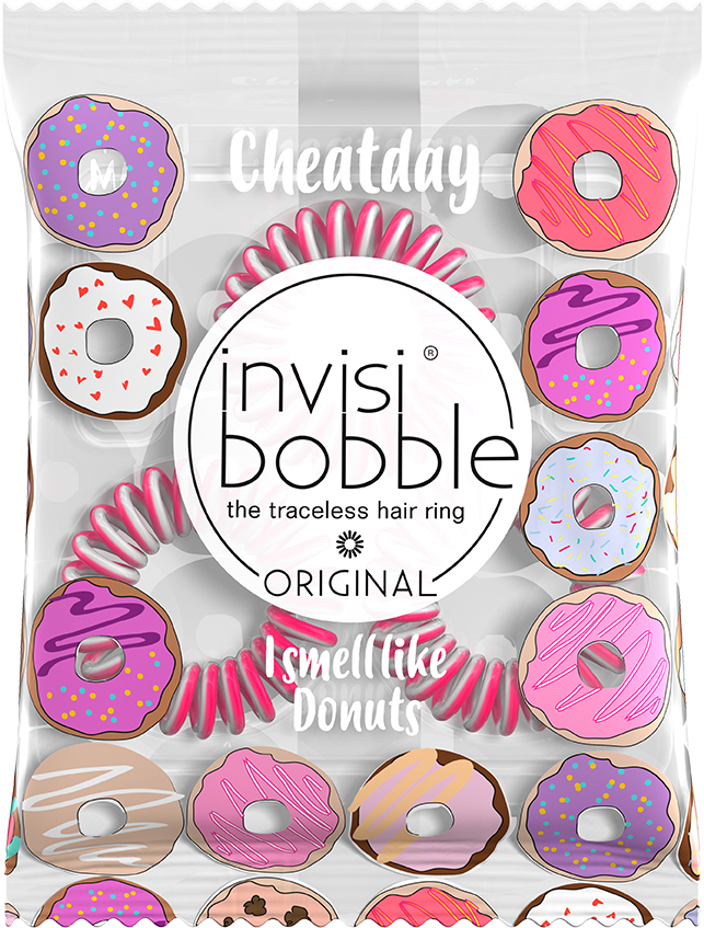 Invisibobble Ароматизированная резинка-браслет для волос Cheat Day Donut Dream