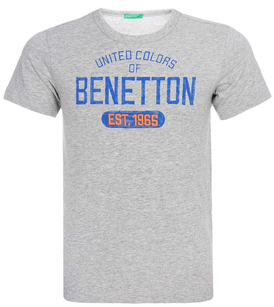 Футболка для мальчика United Colors of Benetton, цвет: серый. 3I1XC13NW_501. Размер 130