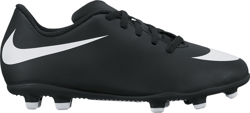 Бутсы для мальчика Nike JrBravata Ii Fg, цвет: черный. 844442-001. Размер 11C (27)