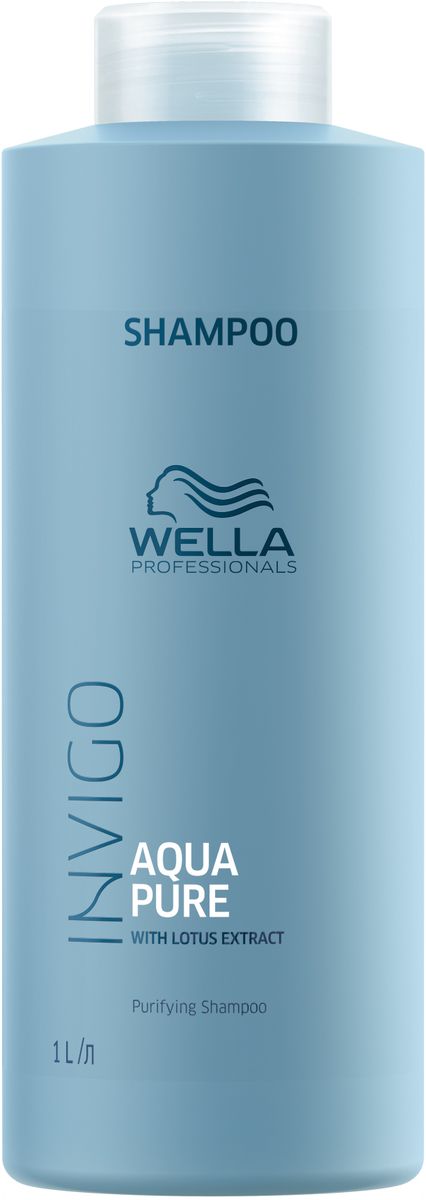 Wella Invigo Aqua Pure Очищающий шампунь, 1 л