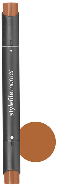 Stylefile Маркер двухсторонний Classic цвет 814 оранжевый жженый