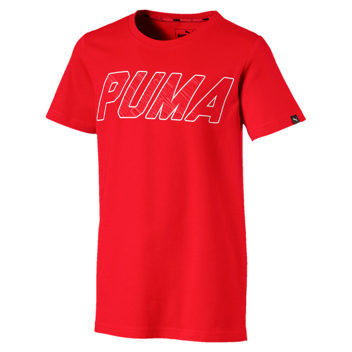 Футболка для мальчика Puma Style Graphic Tee, цвет: красный. 850140427. Размер 104