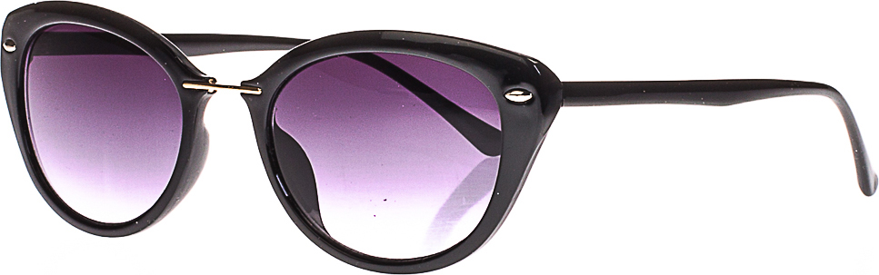 Очки солнцезащитные женские, цвет: черный. 1803-9917c1