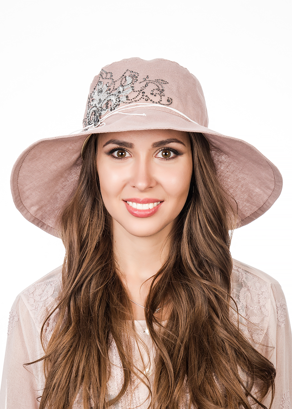 Шляпа женская Level Pro Кристина, цвет: бежевый. 403588. Размер 56/58