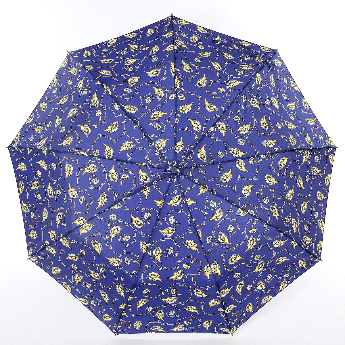Зонт женский Zest, автомат, 3 сложения, цвет: синий. 23948-269