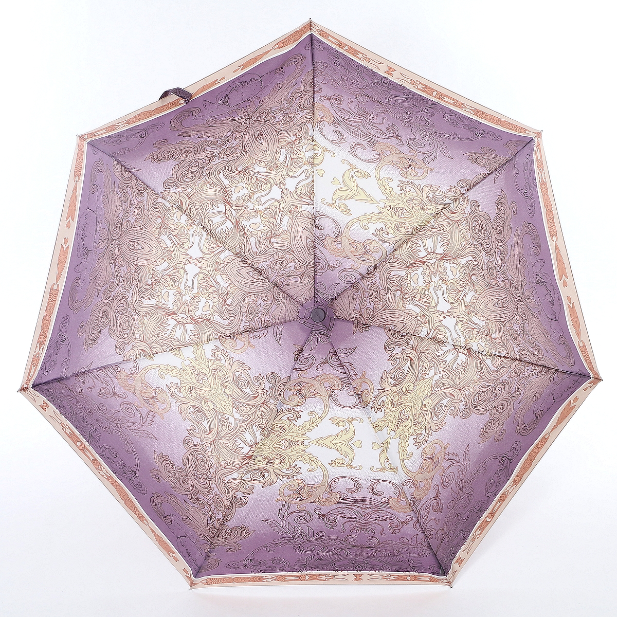 Зонт женский Airton, автомат, 3 сложения, цвет: сиреневый. 4918-129