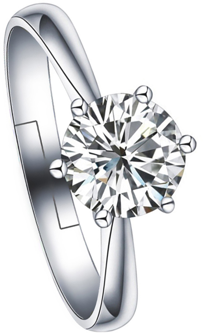 Кольцо женское Ice&High, цвет: серебряный, белый. ZR888357